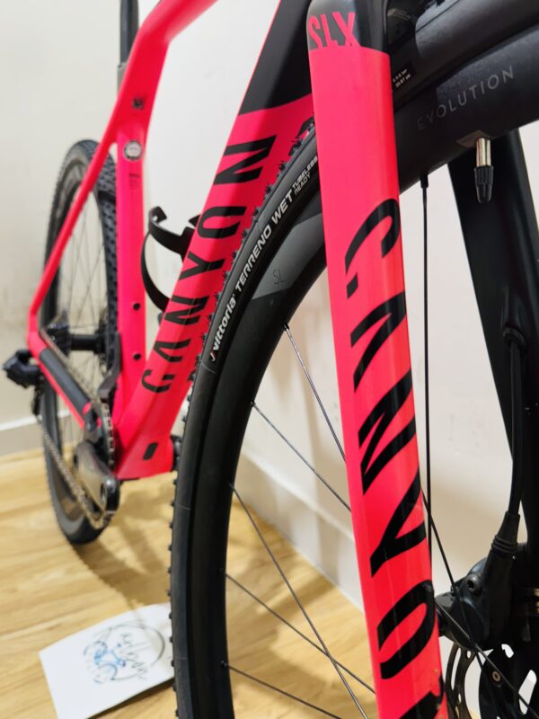 Canyon Inflite CF SLX 9 Super Pink edition, Sram Force eTap AXS 1x12 -GEO Cross Pro (S/55) - Image 3