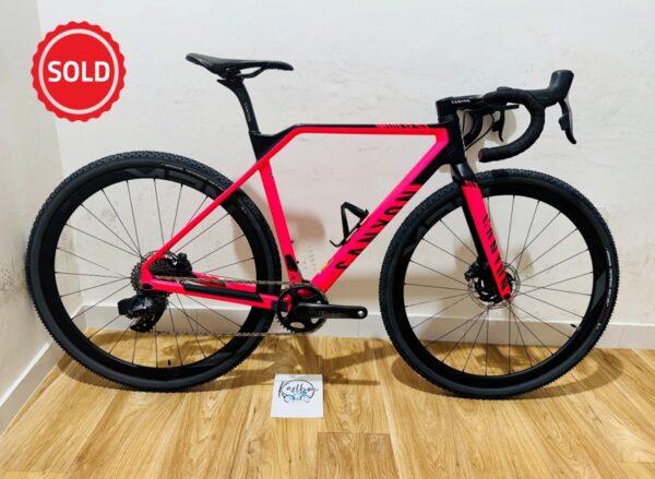 Canyon Inflite CF SLX 9 Super Pink edition, Sram Force eTap AXS 1x12 -GEO Cross Pro (S/55)