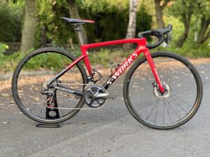 (használt) Specialized S-Works Tarmac SL7 Disc, Shimano Ultegra di2, Ceramicspeed, 4iii wattmérő, Fulcrum kerékszett (52)