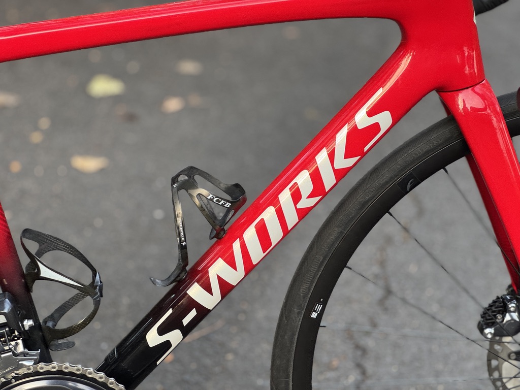 (használt) Specialized S-Works Tarmac SL7 Disc, Shimano Ultegra di2, Ceramicspeed, 4iii wattmérő, Fulcrum kerékszett (52) - Image 4