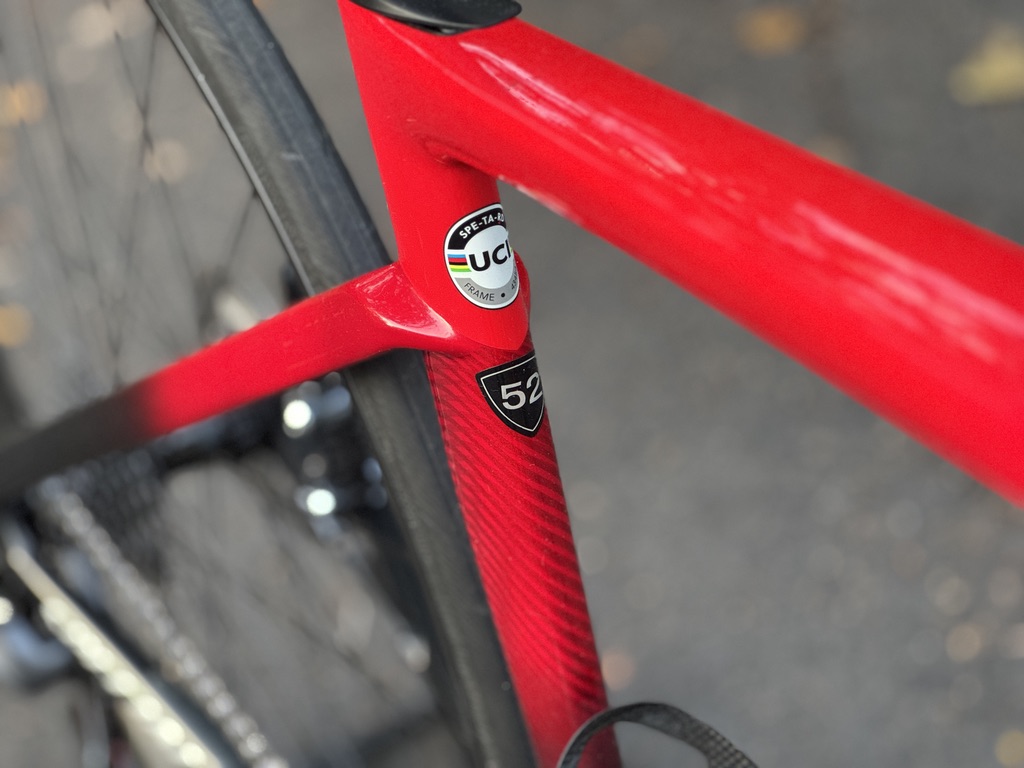 (használt) Specialized S-Works Tarmac SL7 Disc, Shimano Ultegra di2, Ceramicspeed, 4iii wattmérő, Fulcrum kerékszett (52) - Image 6