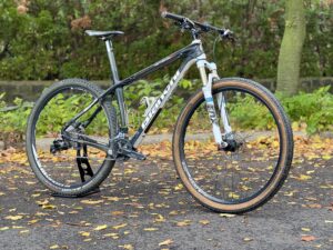 (használt) 29"-es Bianchi Methanol SL Carbon MTB, Fox 32 Float, Shimano, DT Swiss (L)