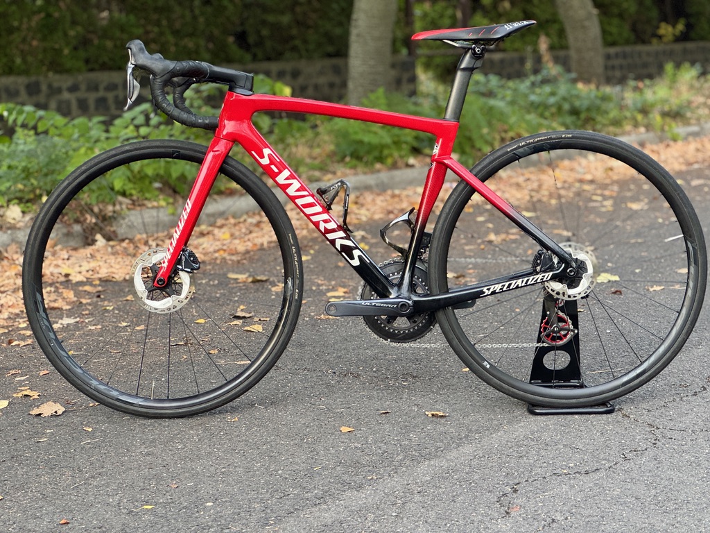 (használt) Specialized S-Works Tarmac SL7 Disc, Shimano Ultegra di2, Ceramicspeed, 4iii wattmérő, Fulcrum kerékszett (52) - Image 11