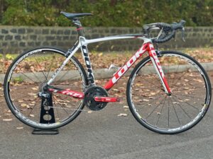 (használt) Look 695 Carbon, Shimano Ultegra di2, Mavic Ksyrium Elite (52)