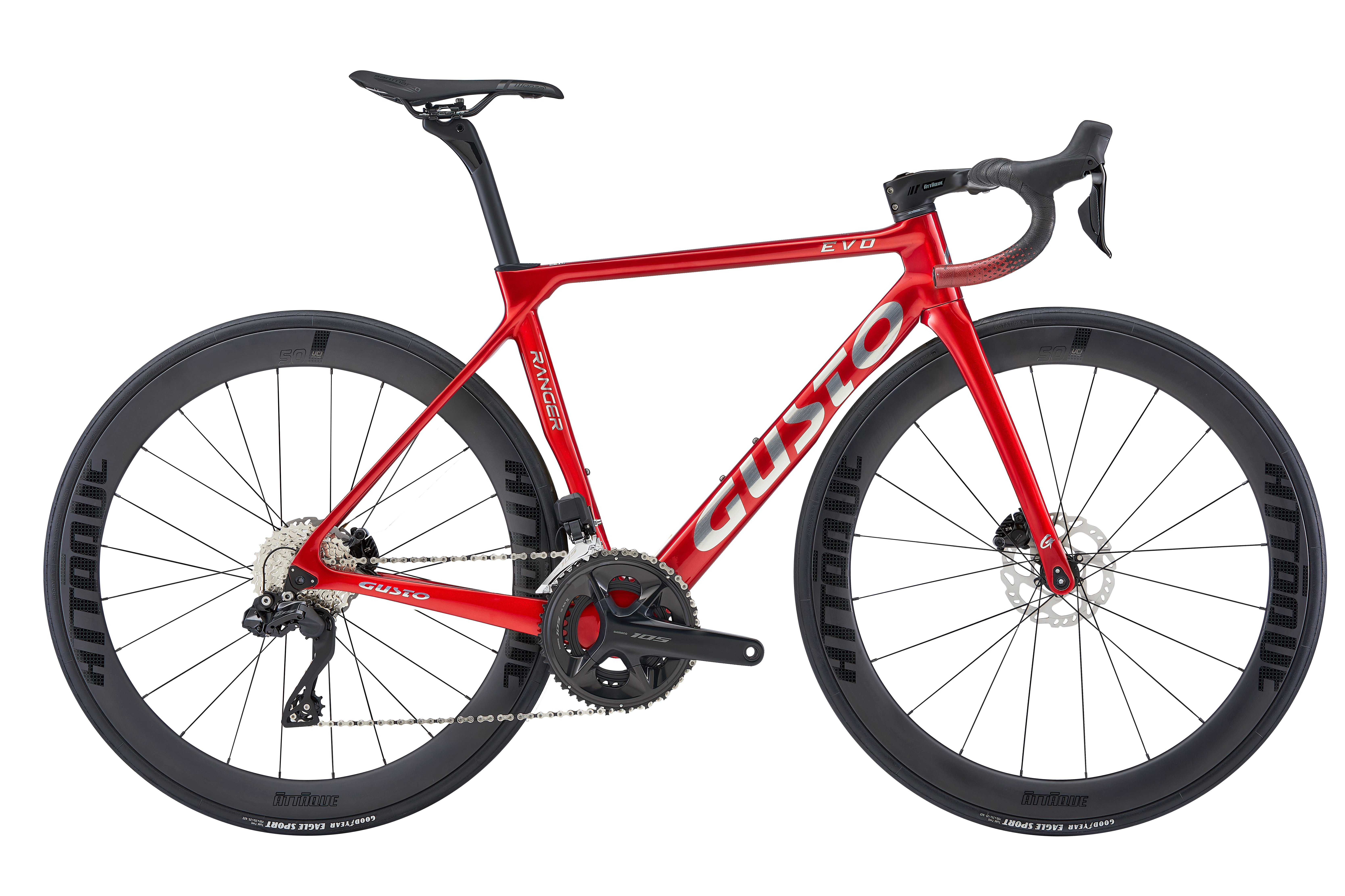 Új Gusto Ranger EVO DB Sport TE, 105 di2, Carbon kerékszett - országúti kerékpár